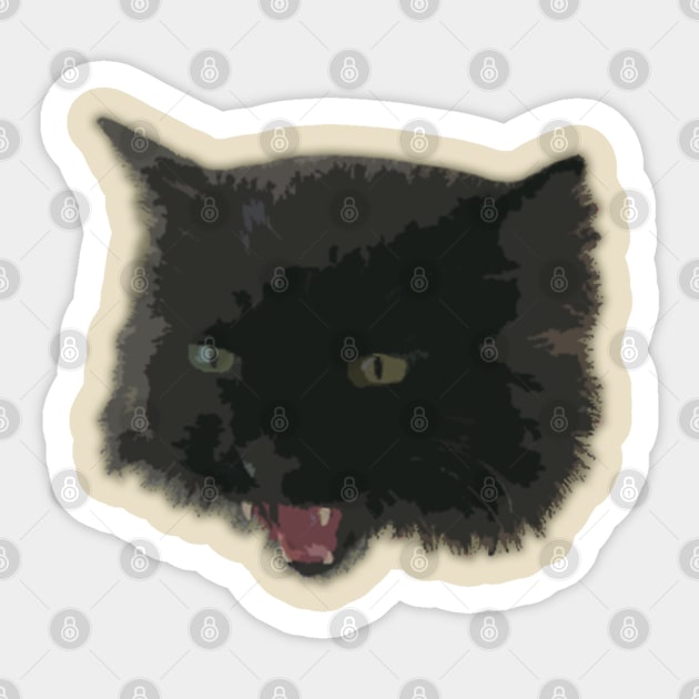 Mouse the Cat Sticker by LikeABith